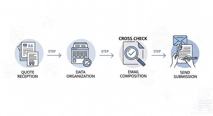 기존 예약 요청 프로세스 사진